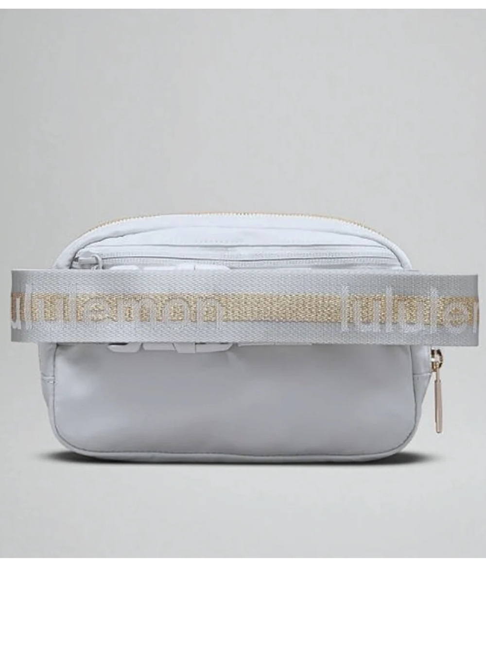 lululemon athletica Light Gray & Gold Everyday Crossbody Belt Bag - Picture 3 of 7
